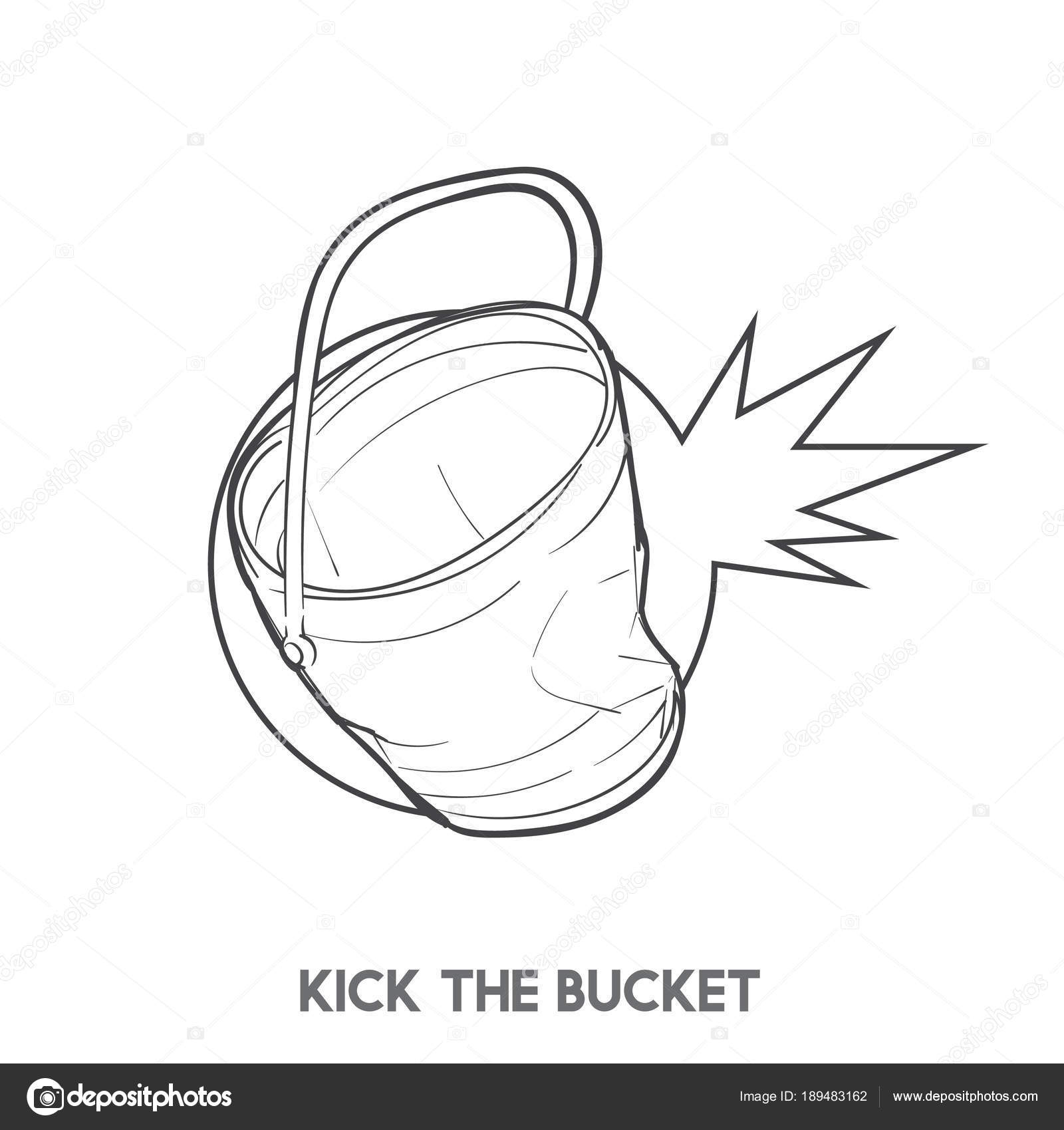 Kick Bucket Illustration Stock Photo by ©Rawpixel 189483162